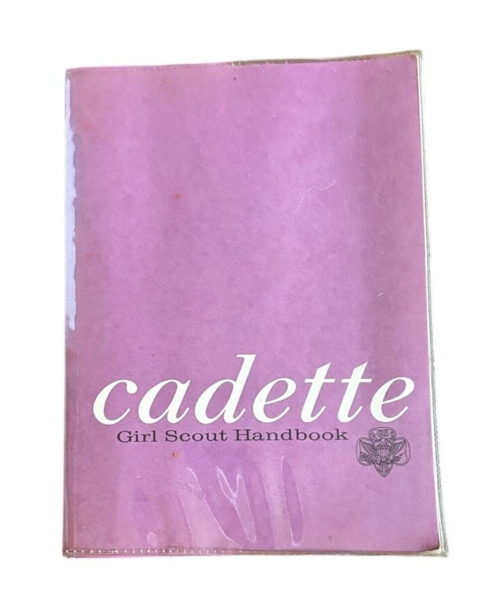 Vintage Cadette Girl Scout Handbook 1963 Paperback Colored Illustrations